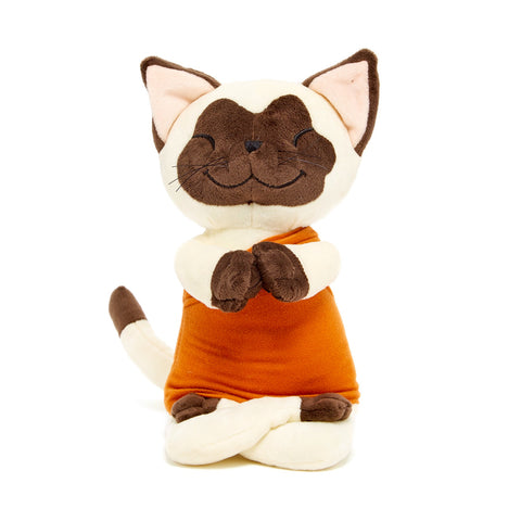 Dharma Kitty™ Monk Cat Speaking Plush Toy