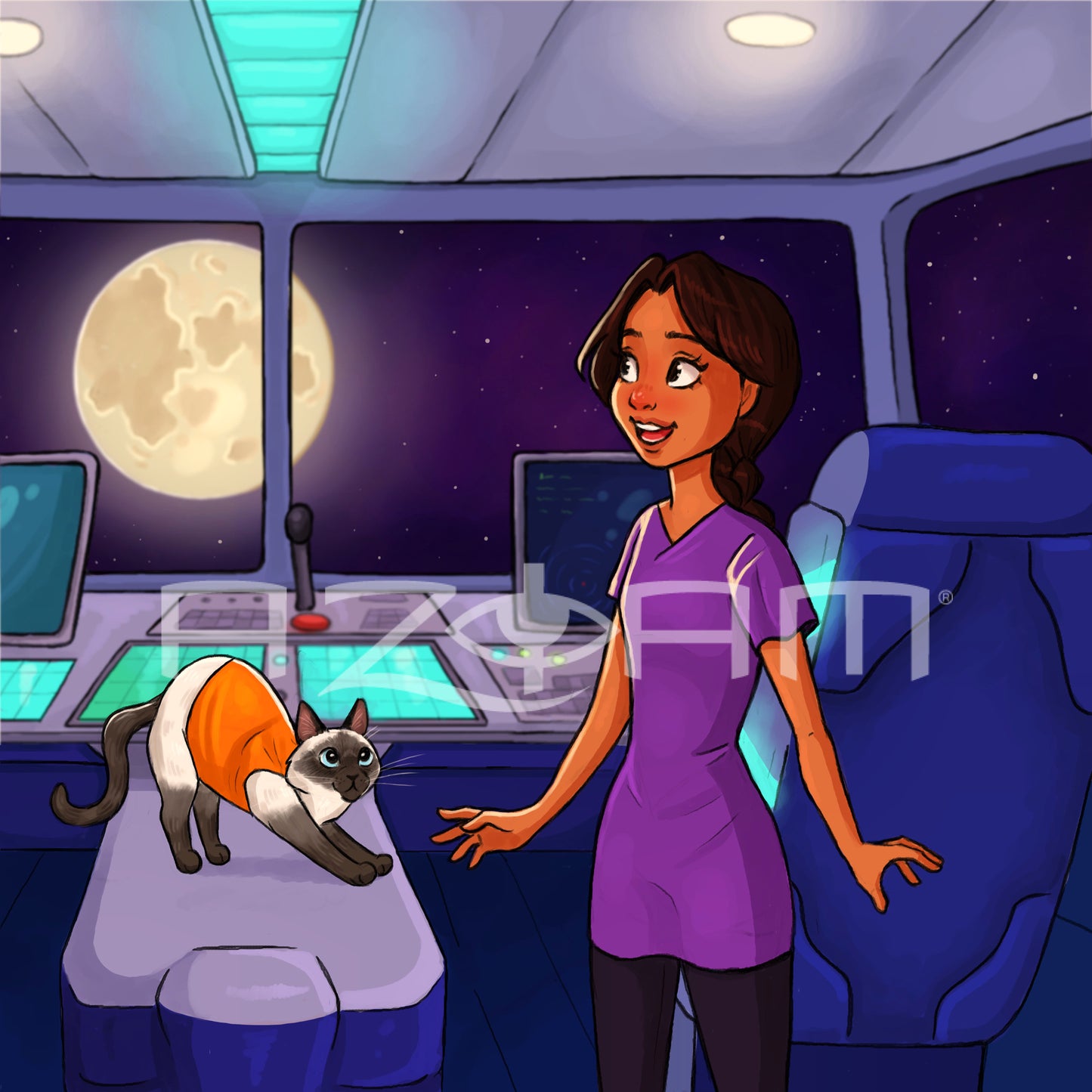 Dharma Kitty Goes to Mars!